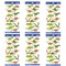 Multipack of 6 - Sticko Tiny Stickers - Dinosaur Silhouettes, 13pcs